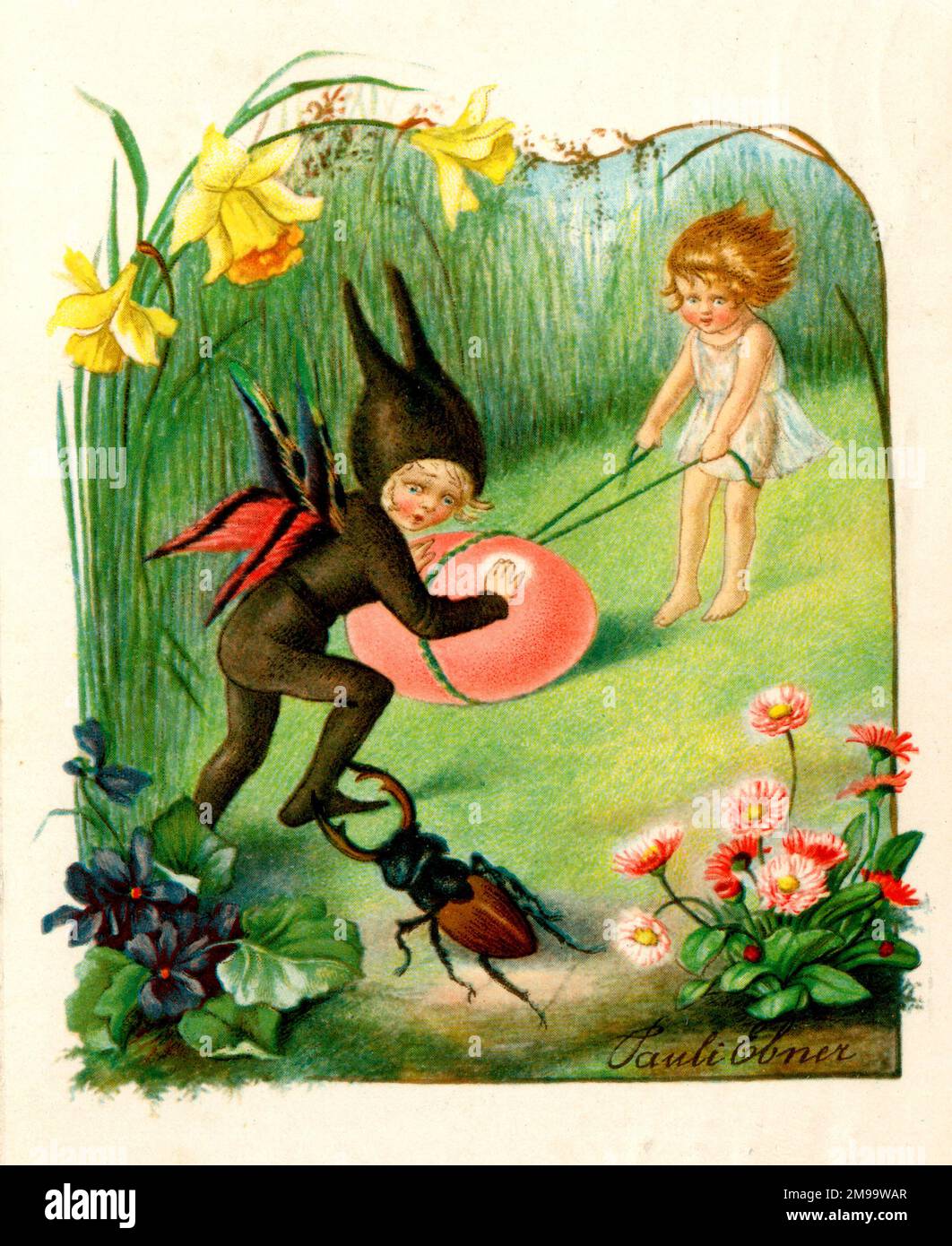 Carte Postale Ancienne CPA Pauli Ebner – Joyeux Noël, M.M. N°1268, 1900