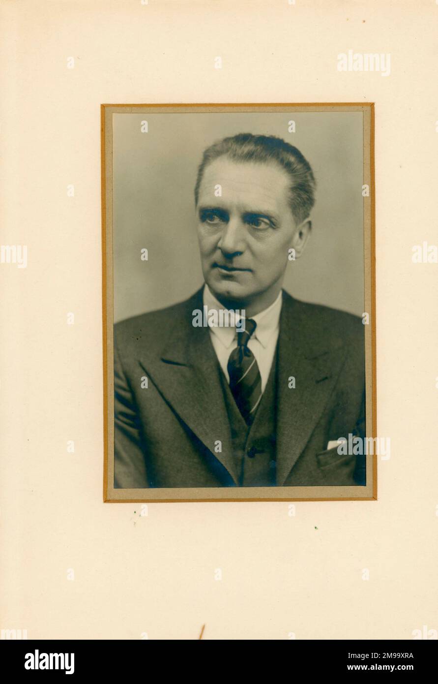 'IAE President, 1935-36, Albert John Woodgate Hancock. Stock Photo
