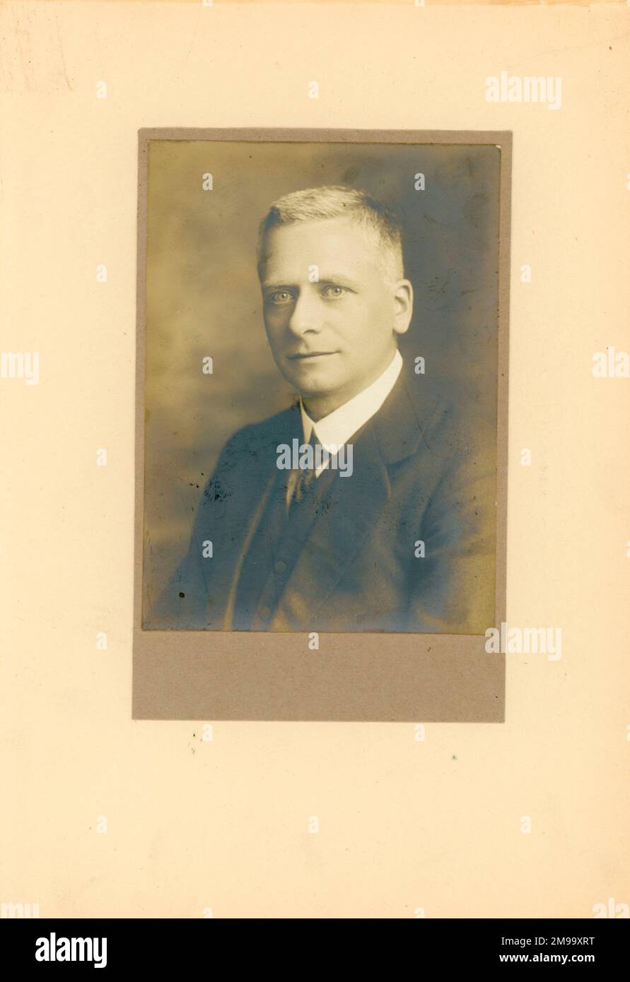 IAE President, 1918-19, Alfred Arnold Remington. Stock Photo