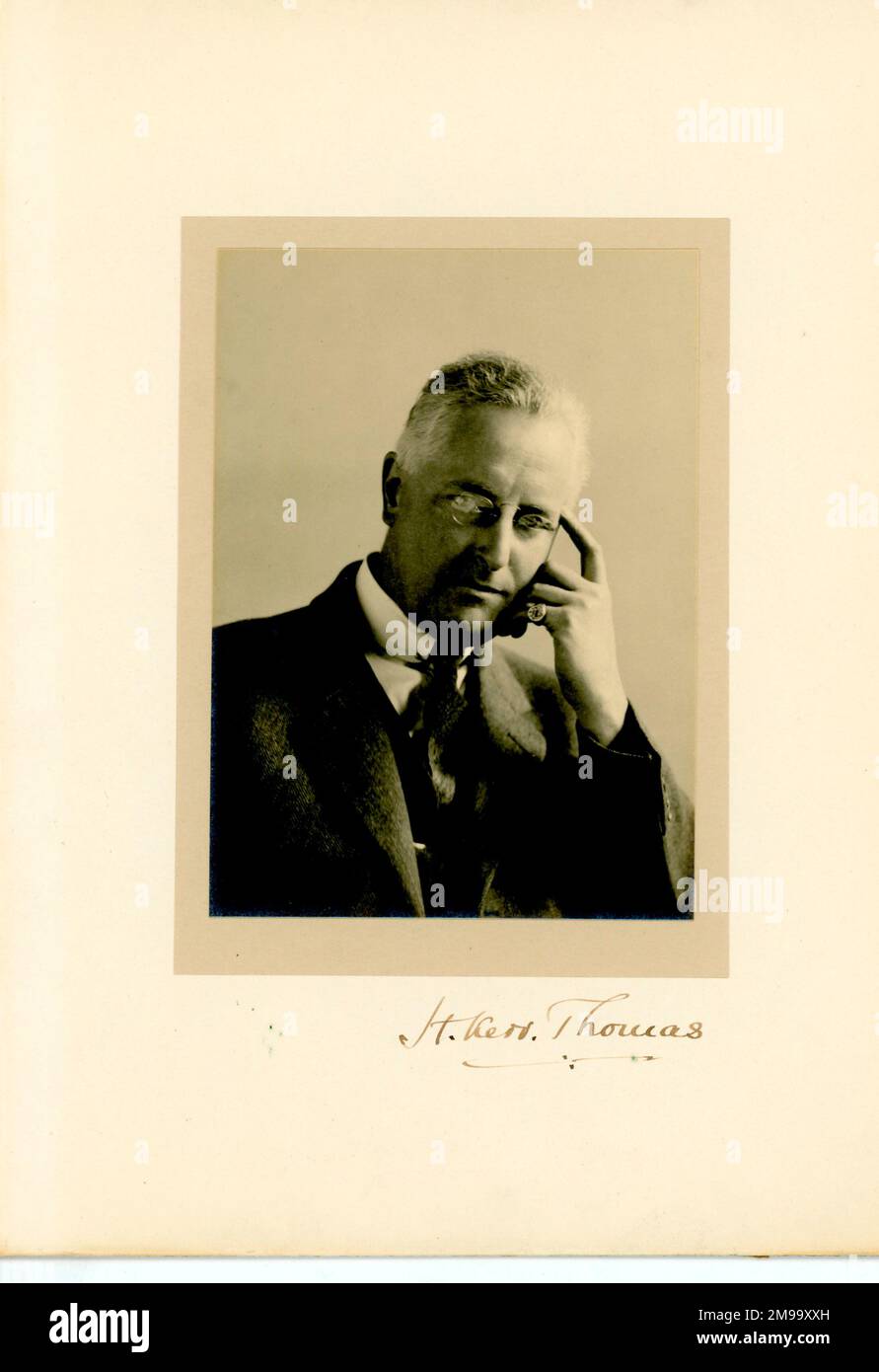 'IAE President, 1925-27, Hugh Kerr Thomas. Stock Photo