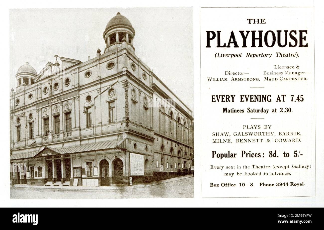 Liverpool Repertory Theatre, The Playhouse City of Liverpool Official