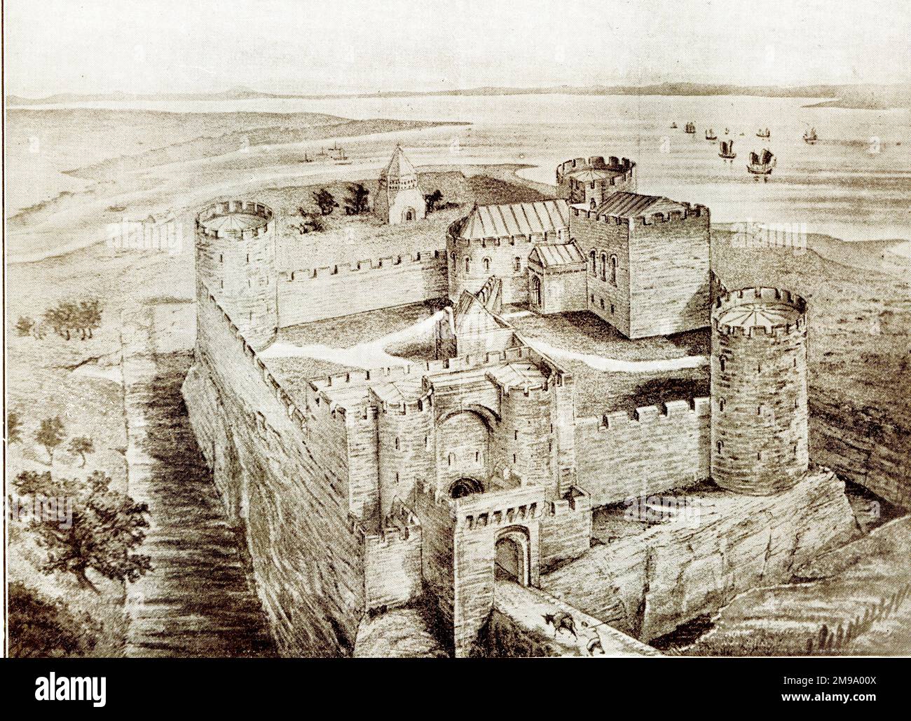 Castle In Liverpool Liverpool Castle in 1237 - City of Liverpool Official Handbook 1930 ...