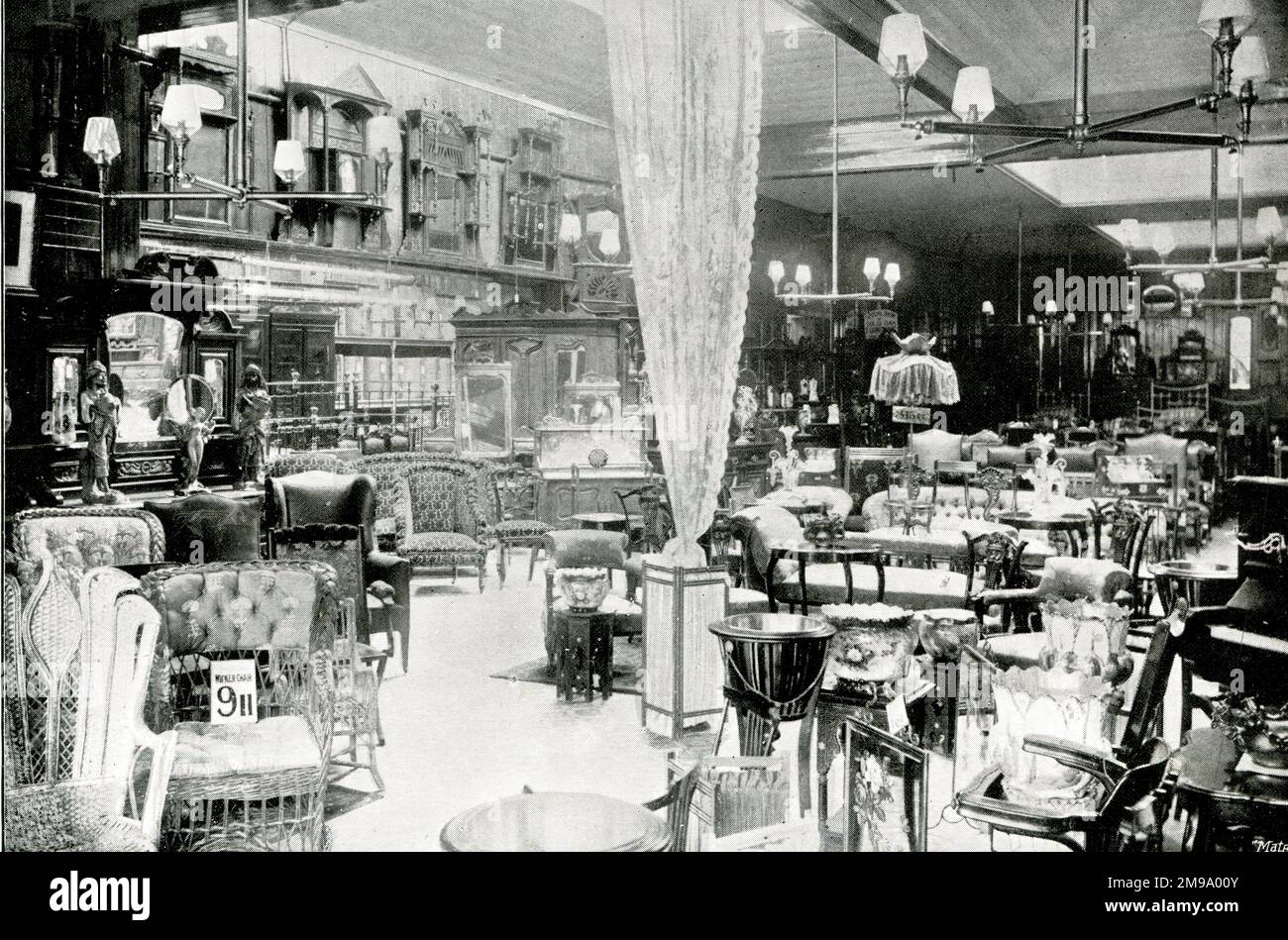 Shop Interior, Baker, Furniture Showroom, East Street, Southampton