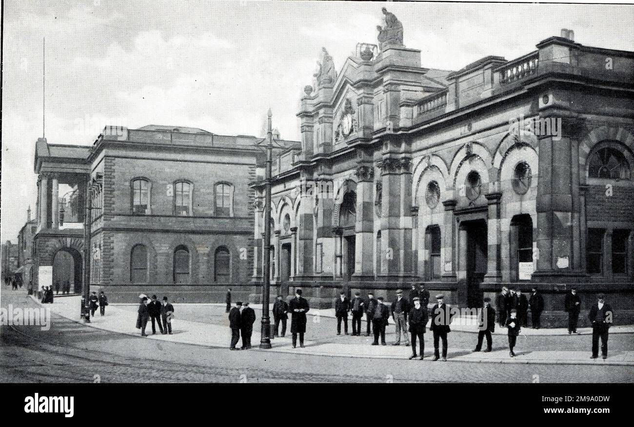 Town Hall and Market Hall, Main Street, Accrington 1910 History of CoOperation in Accrington