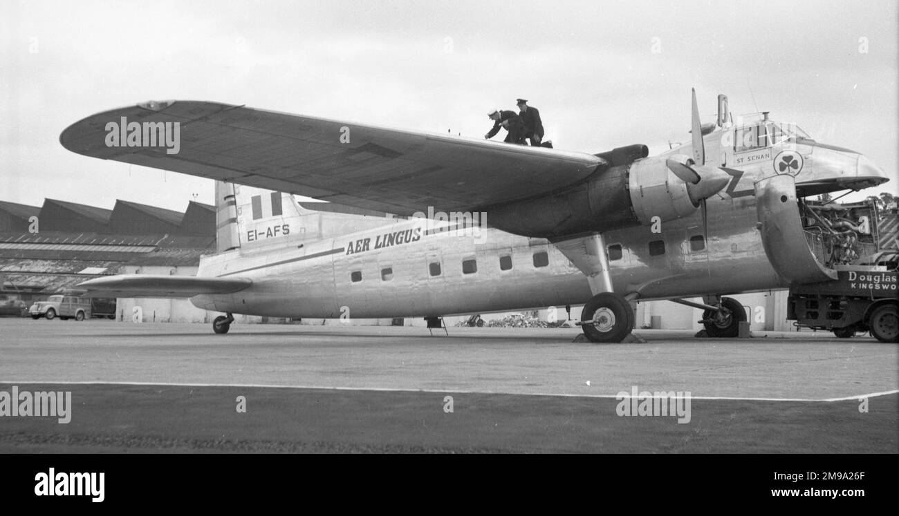 Aer Lingus Bristol Freighter Mk.31 EIAFS, St. Senan Stock Photo Alamy