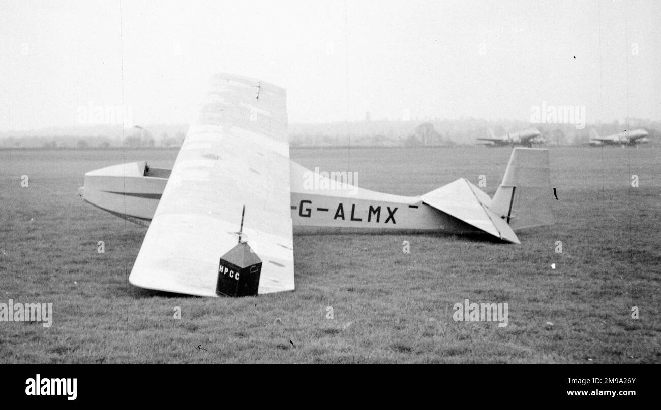 Slingsby T.7 Kirby Cadet GALMX of the Handley Page Gliding Club at