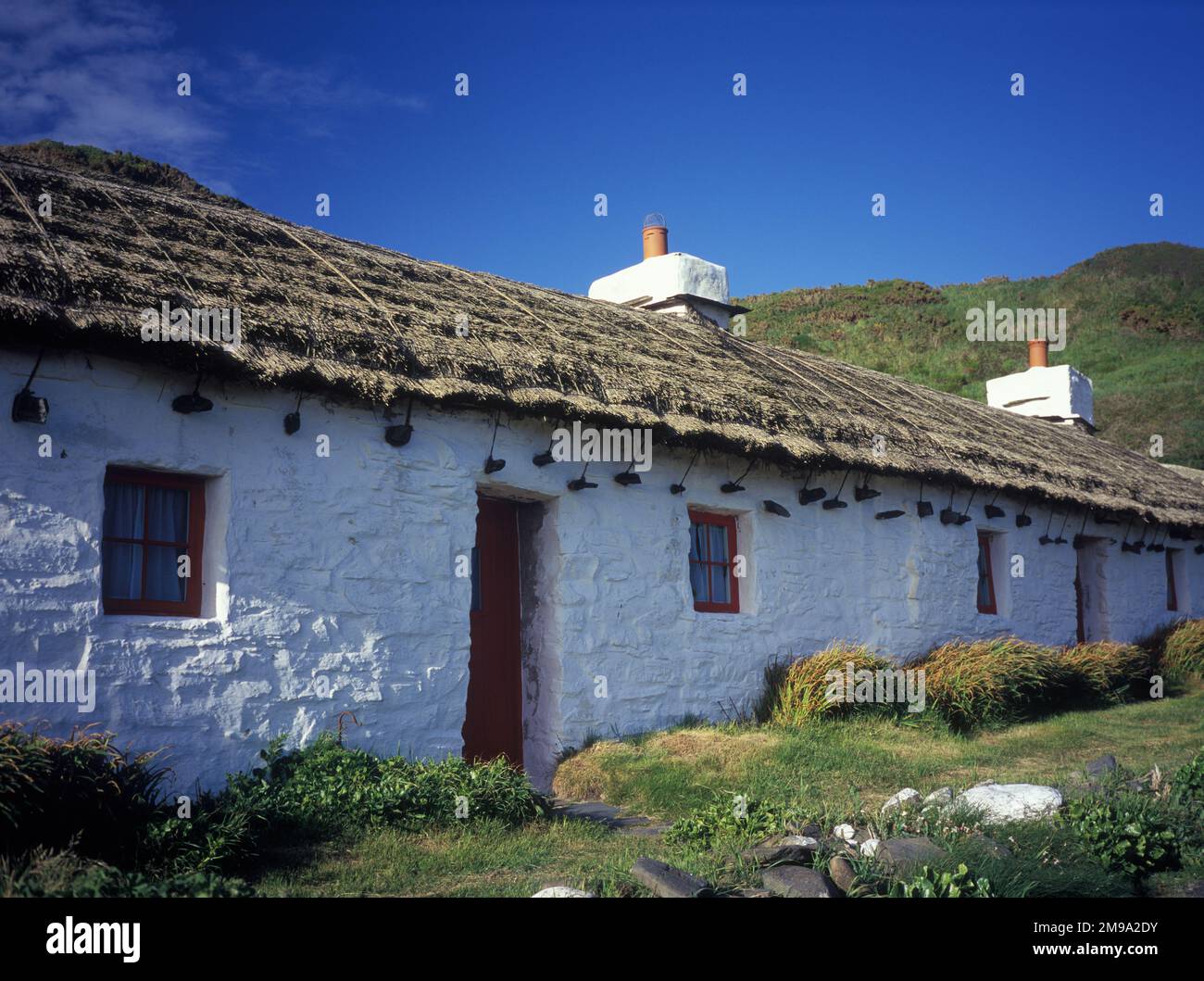 Isle of Man, Cregneash, National Folk Museum Stock Photo - Alamy