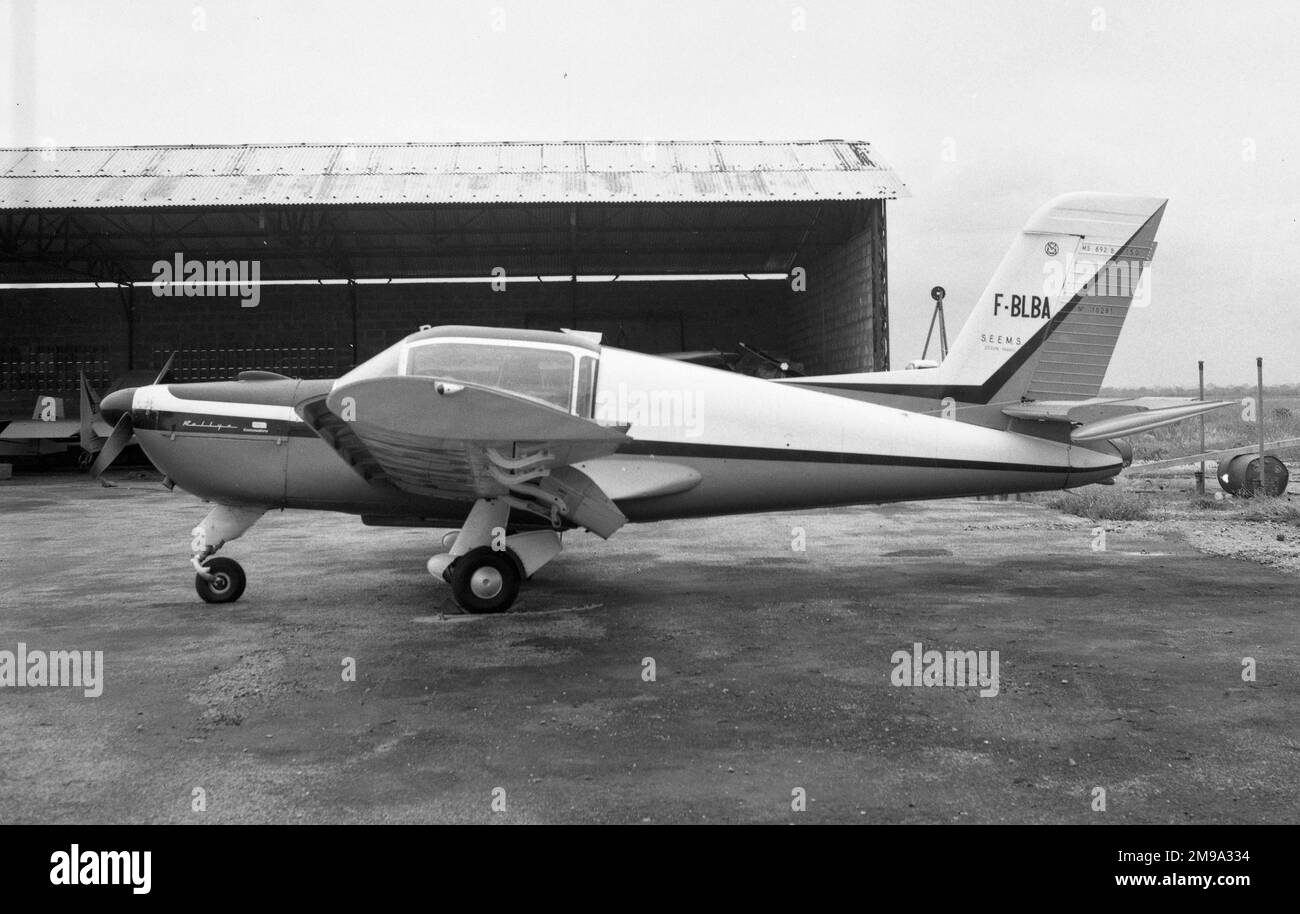Morane-Saulnier MS.892B Commodore 150 F-BLBA (msn 10281) at Abidjan, Ivory Coast. Stock Photo