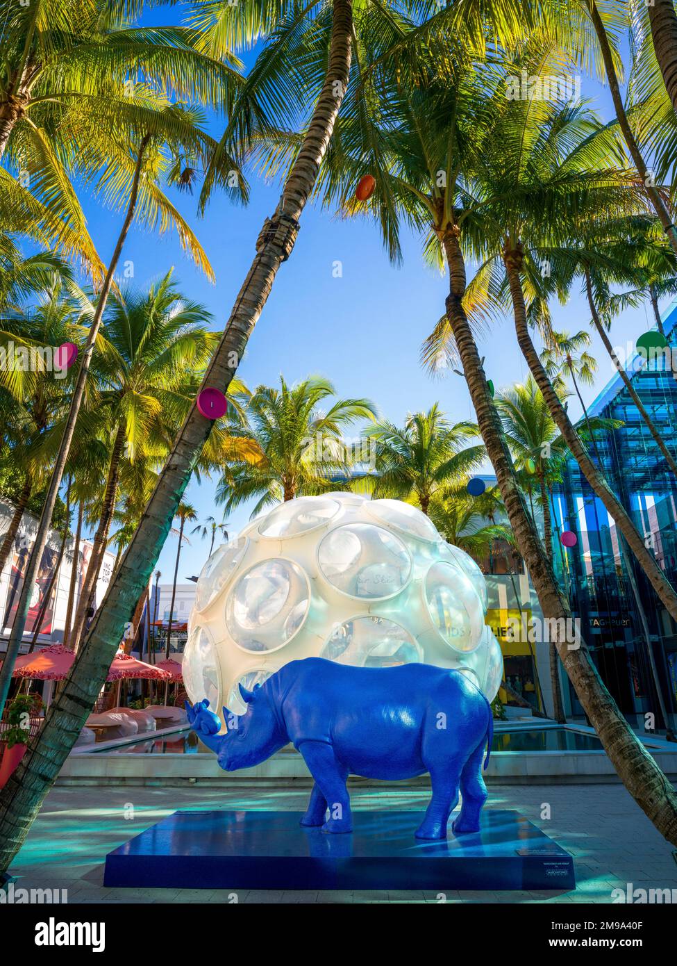 Art Installation,Palm Court, Design District Miami Design District