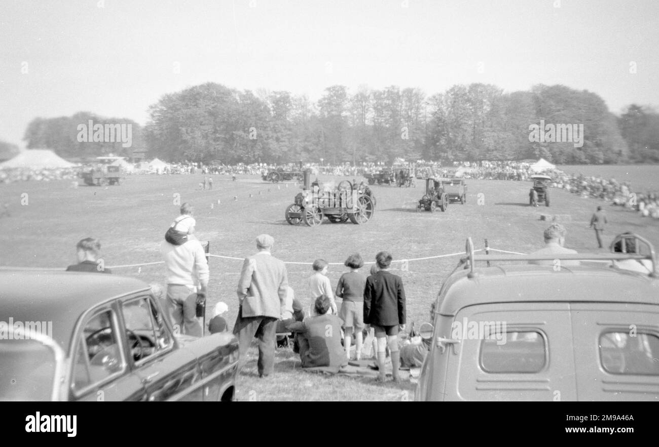 The Andover Steam Rally show-ground Stock Photo