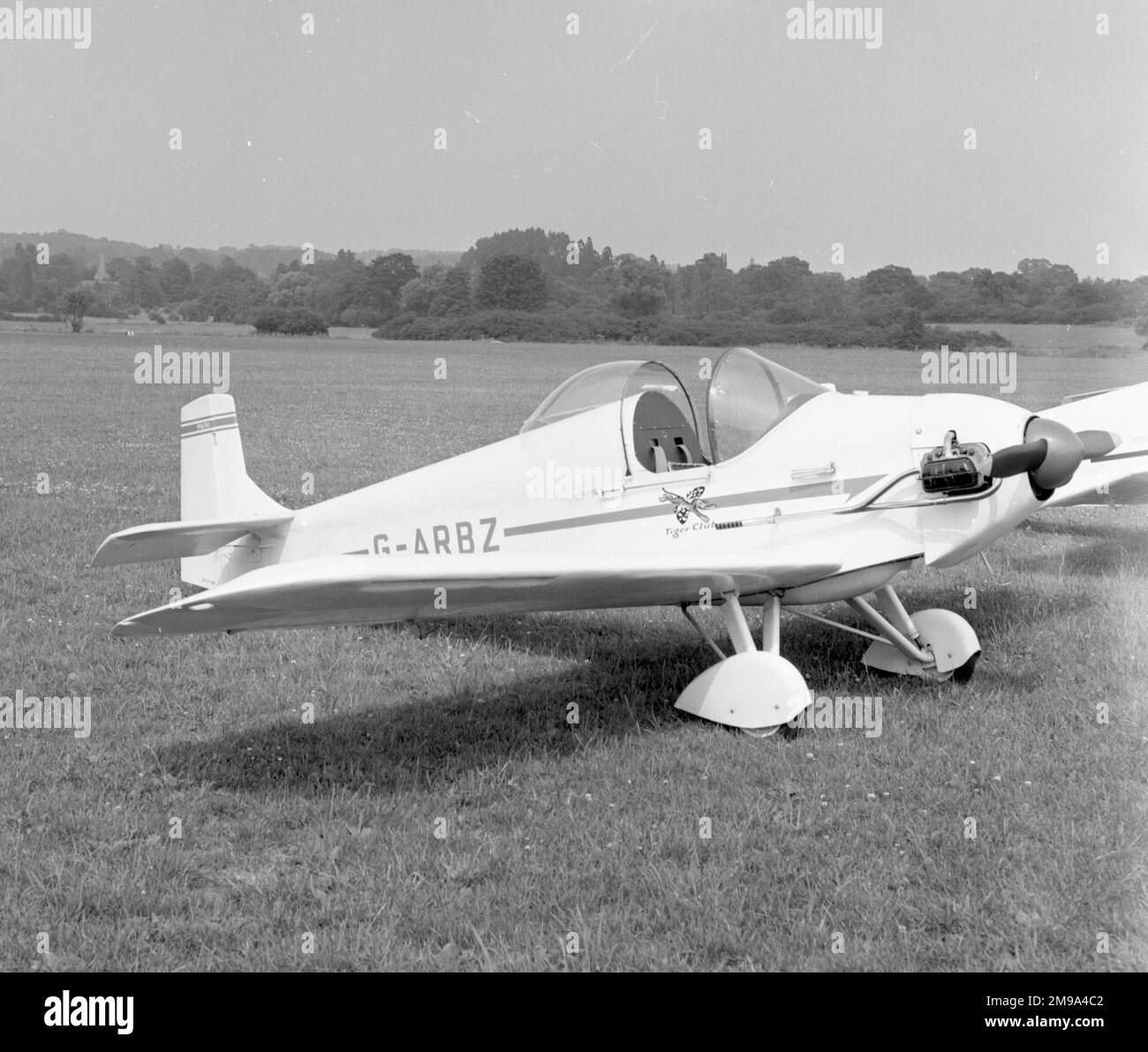Druine D.31 Turbulent (modified) G-ARBZ (msn PFA 553) Stock Photo