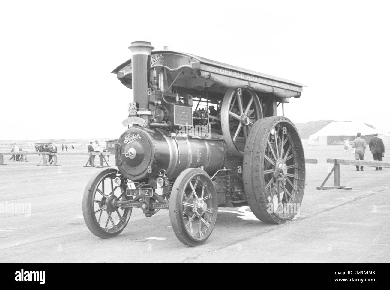 Foden General Purpose Engine, regn. DJ 1142 number: 443, 'Victoria'. Built in 1899 by Edwin Foden, Sons and Co of Elworth Works, Sandbach, powered by a 6 Nhp compound steam engine. Stock Photo