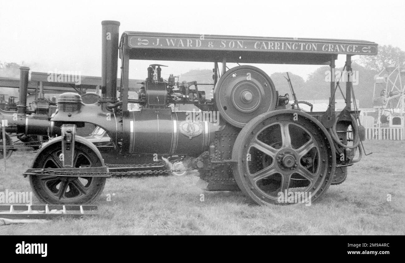 Marshall Road Roller, built by Marshall, Sons & Co.. Stock Photo