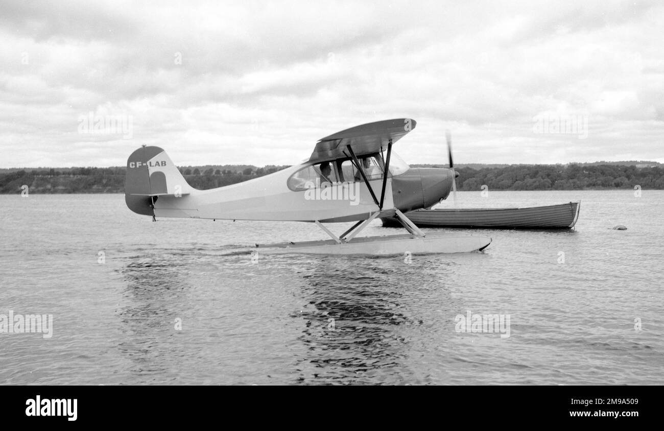 Aeronca Champion Floatplane CF-LAB Stock Photo