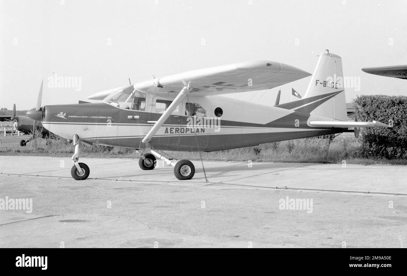 Aermacchi-Lockheed AL-60B-2 F-BLGE (msn 6211/31) of Aeroplan Stock Photo