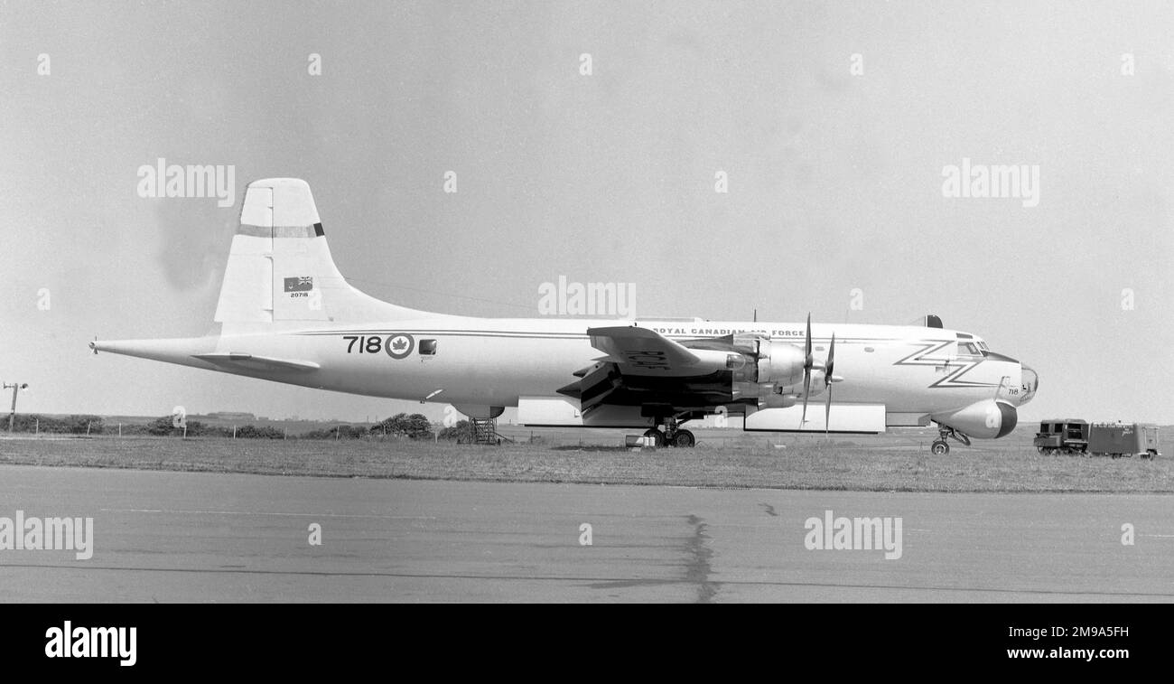 Royal Canadian Air Force Canadair CL28 Argus Mk.1 20718 at RAF St