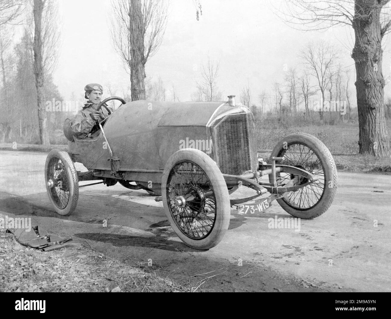 An early 1910s racing car Stock Photo