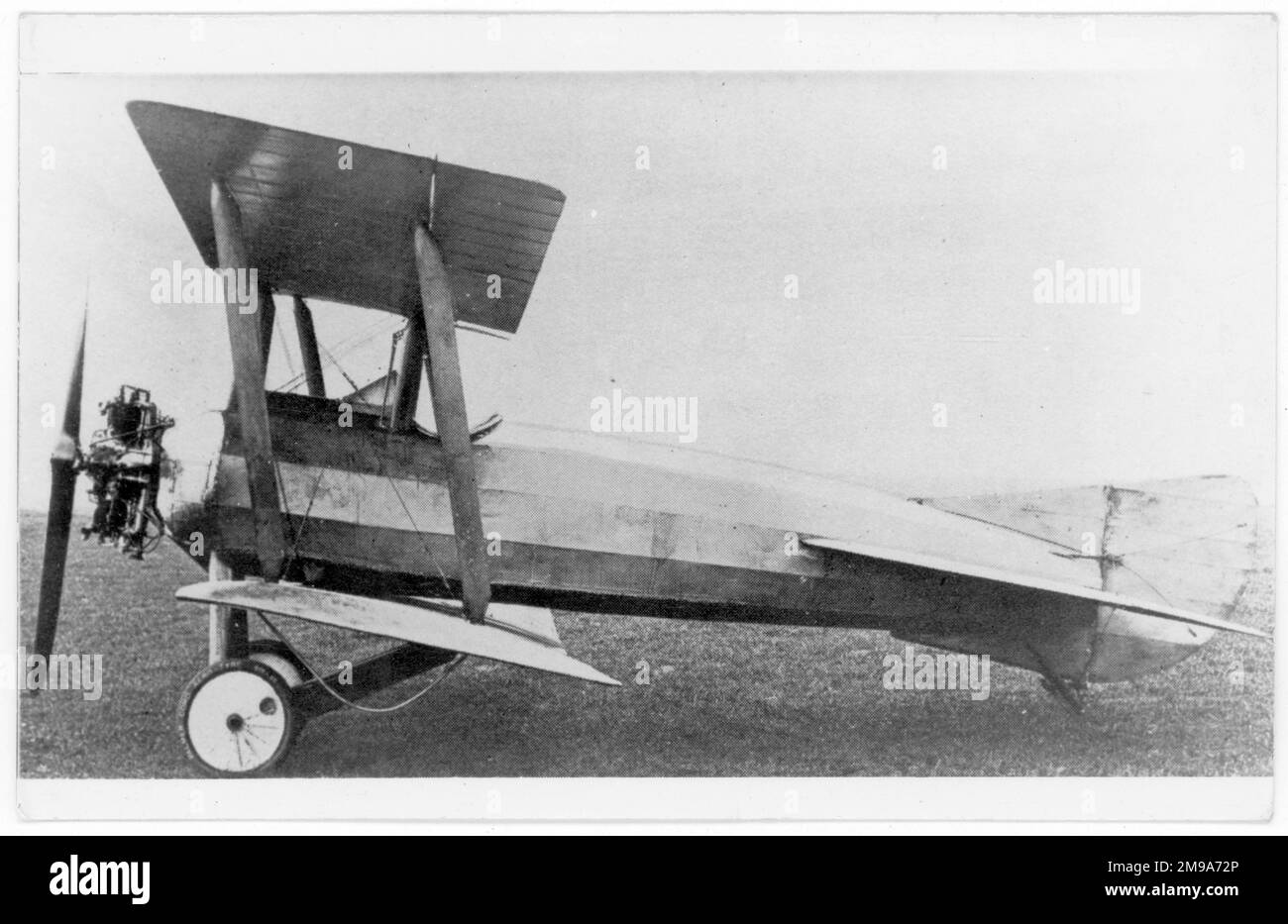 Ruffy-Bauman Advanced Trainer. Mr. Felix Ruffy and Mr. Edward Baumann founded a flying school at Hendon, but moved to Acton, where the Ruffy, Arnell and Baumann Aviation Co., Ltd. Designed and built the Advanced Trainer and other aircraft. Stock Photo