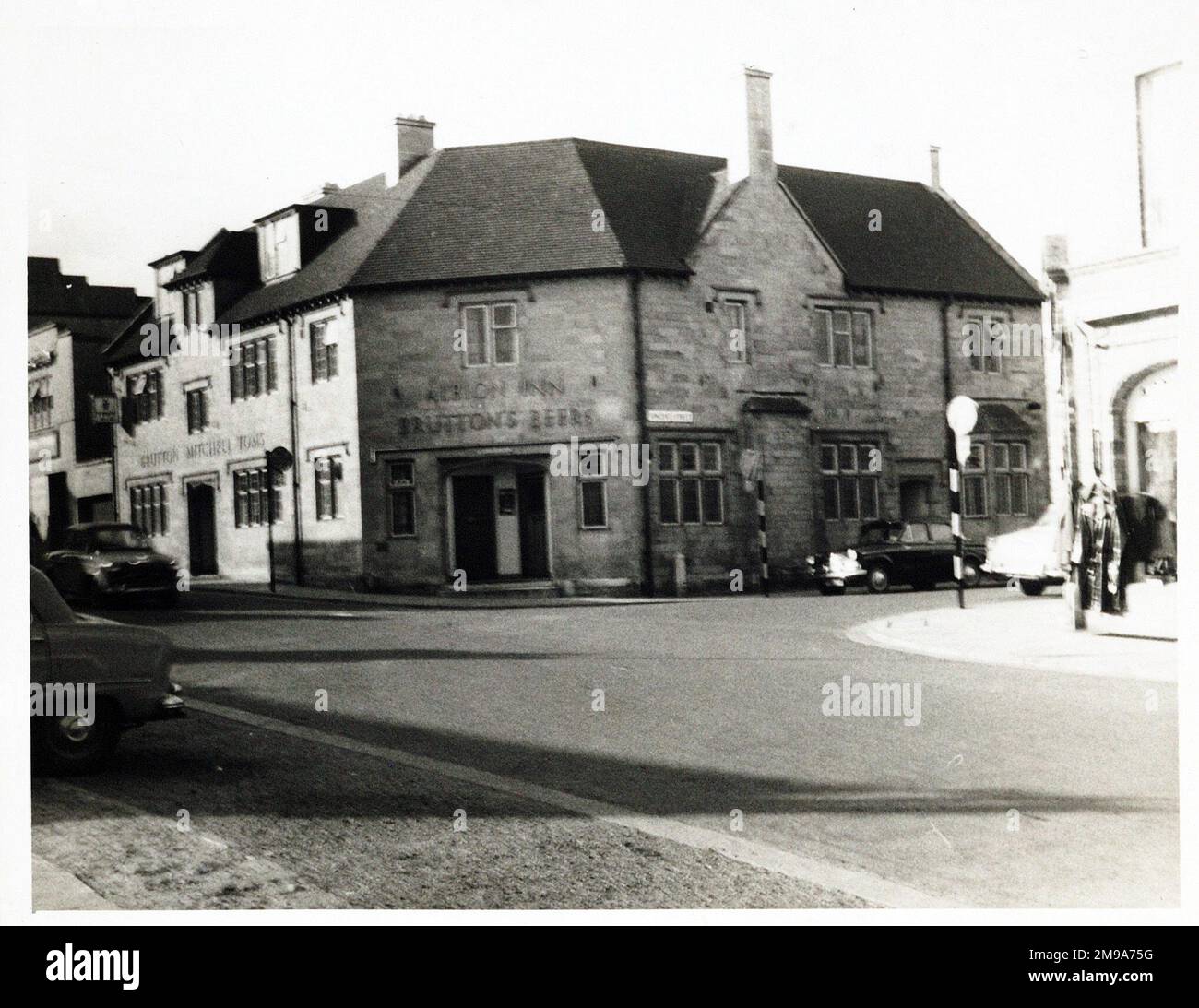 Photograph of Albion Inn, Yeovil, Somerset. The main side of the print
