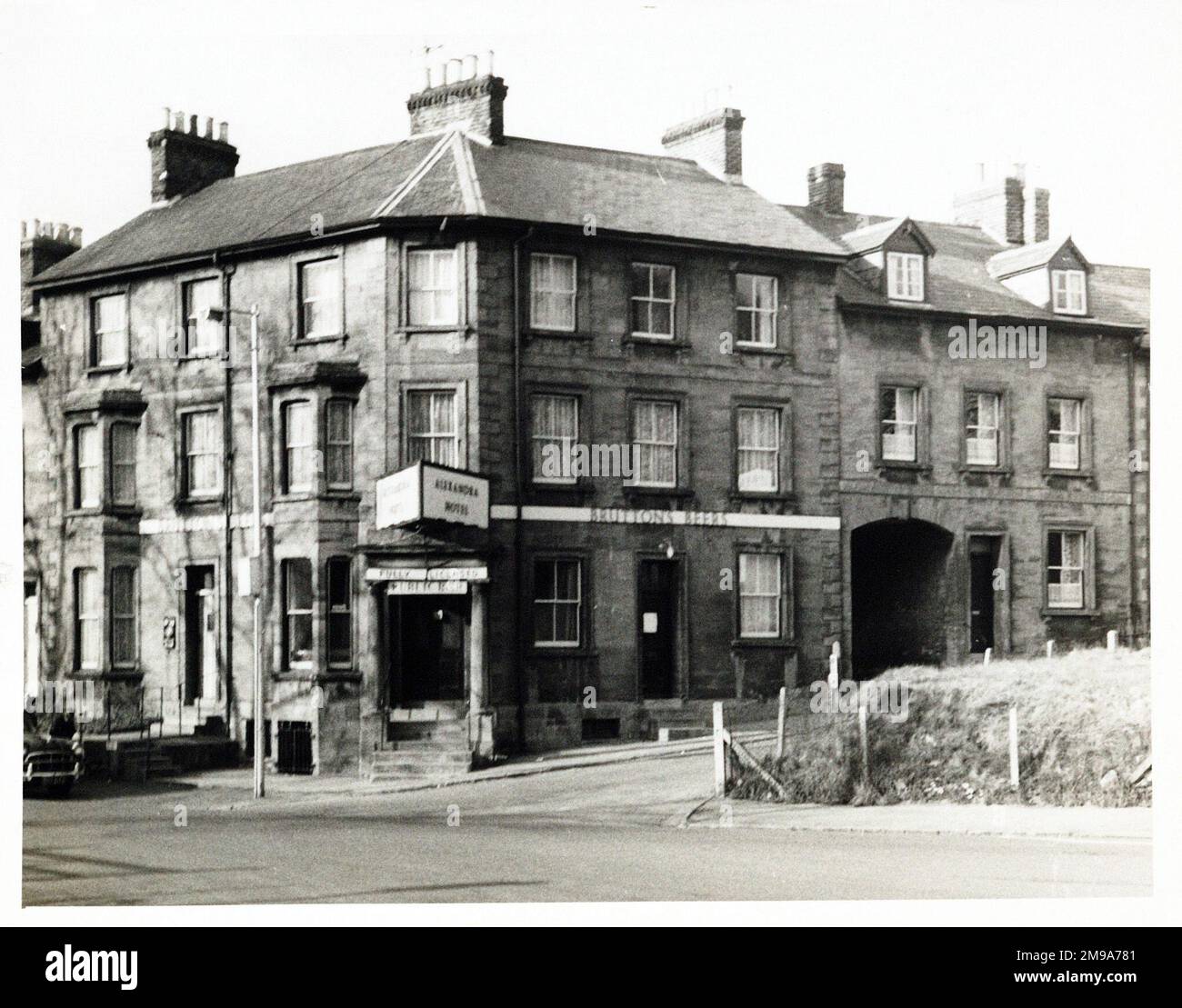Photograph of Alexandra Hotel, Yeovil, Somerset. The main side of the