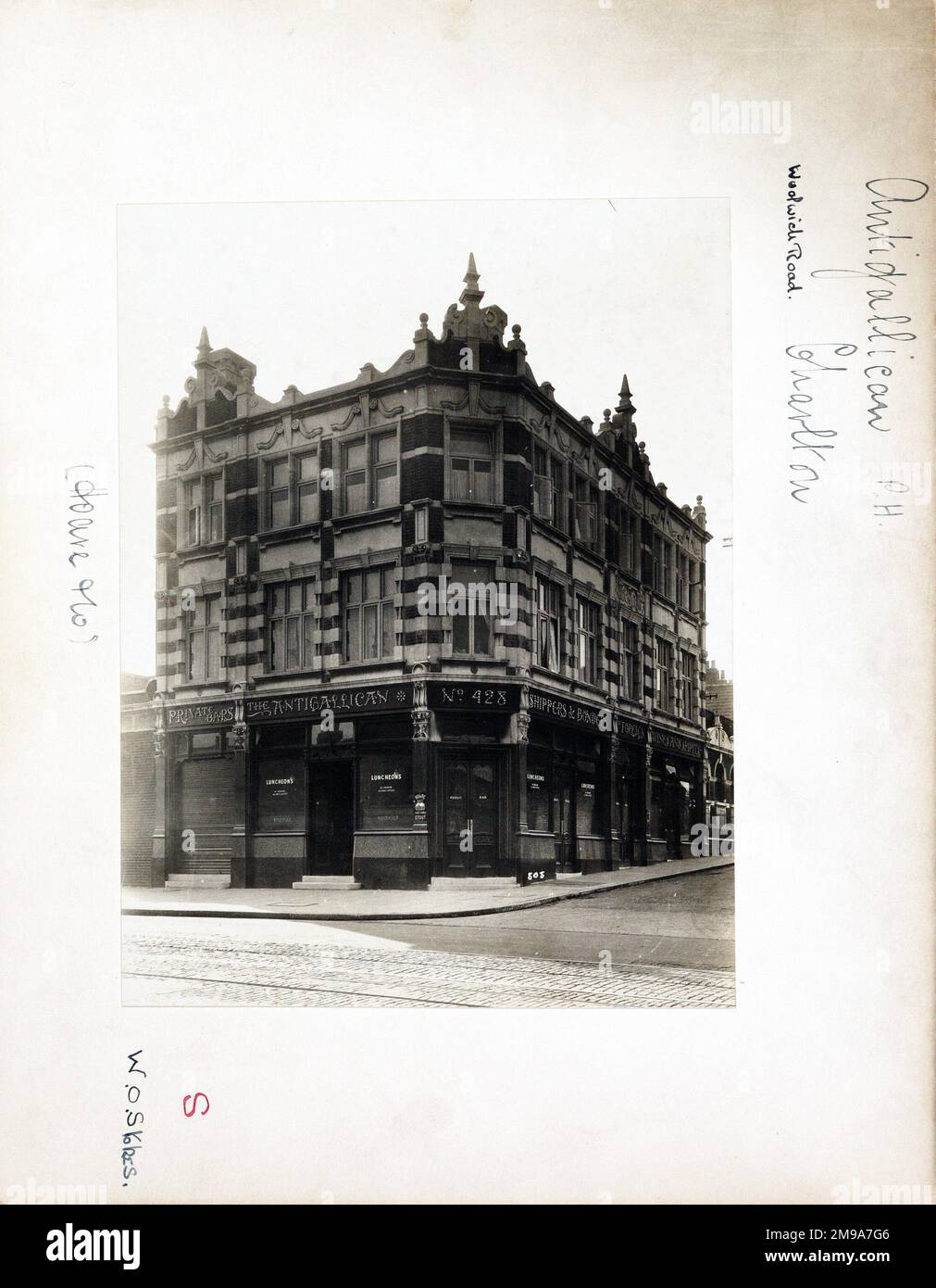 Photograph of Antigallican PH, Charlton, London. The main side of the ...