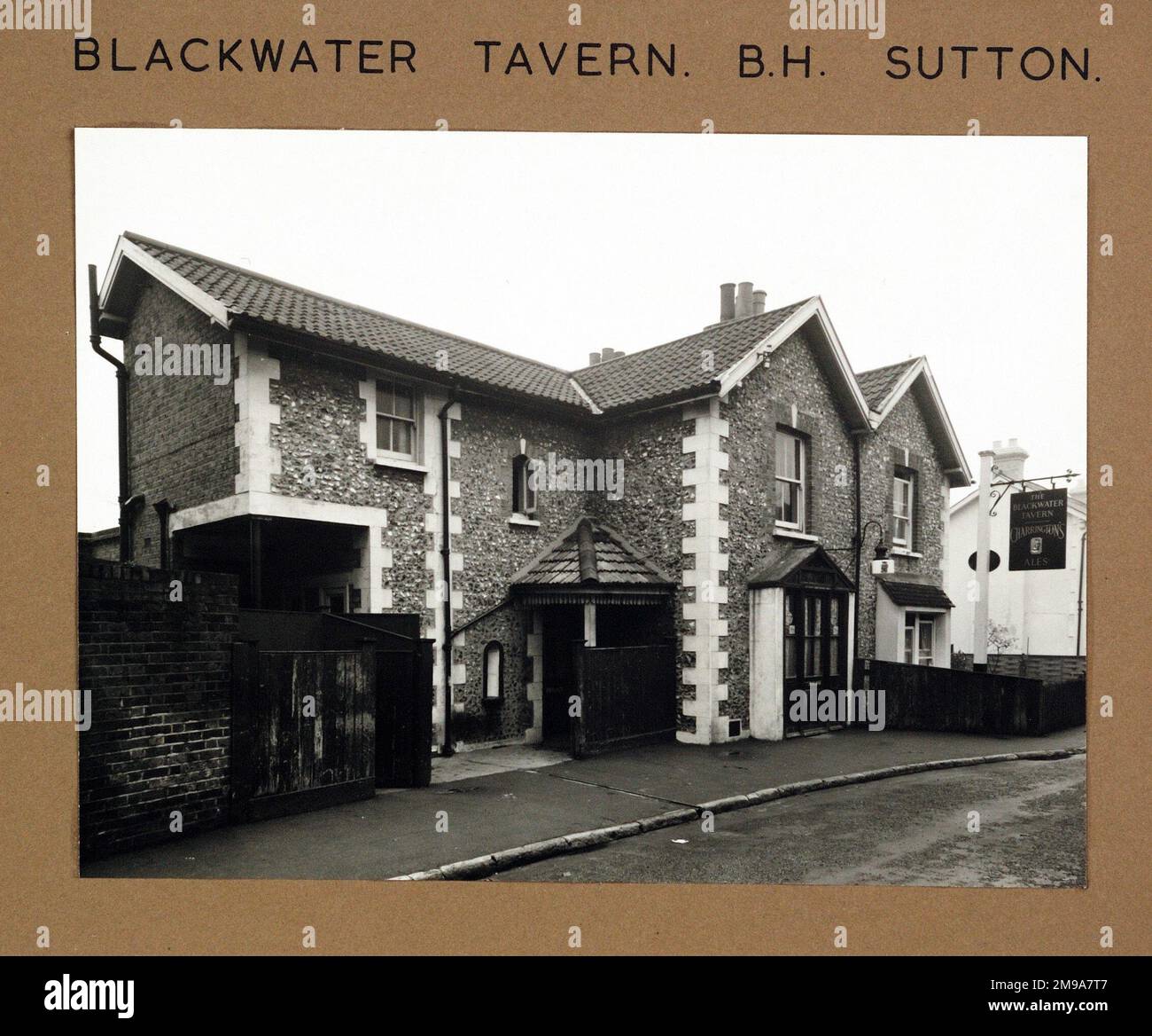 Photograph of Blackwater Tavern , Sutton, Surrey. The main side of the