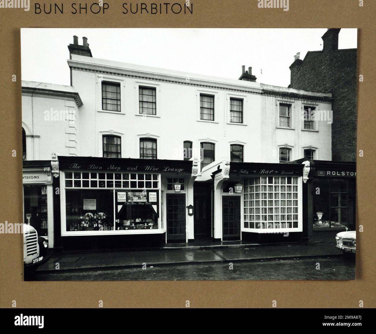 Photograph of Bun Shop PH, Surbiton, Surrey. The main side of the print ...