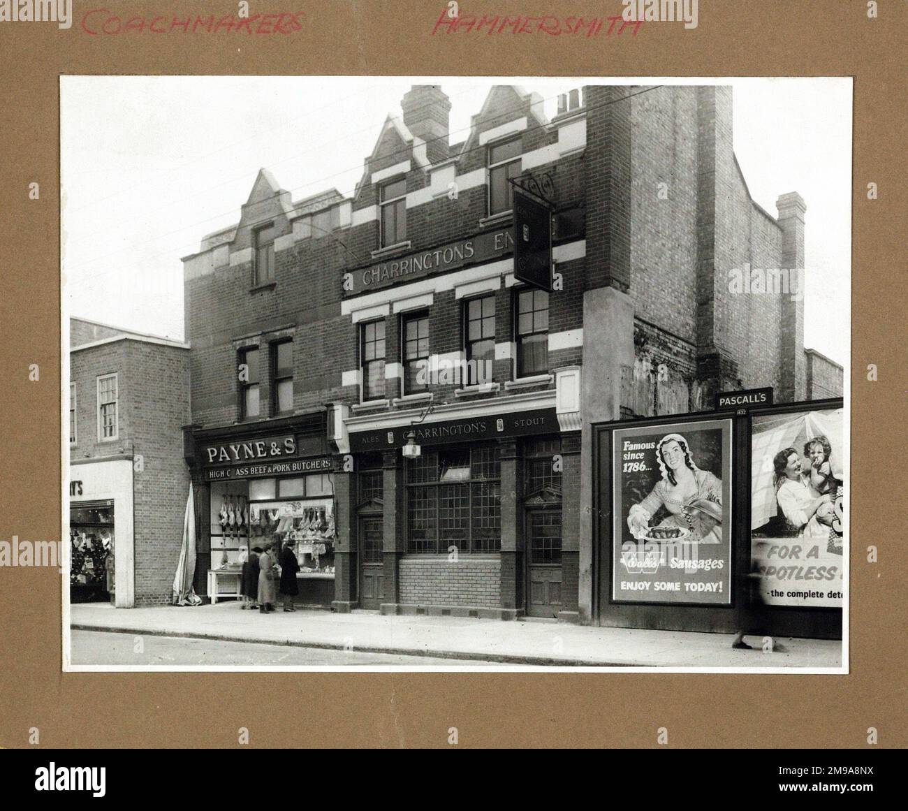 Photograph of Coachmakers PH, Hammersmith, London. The main side of the