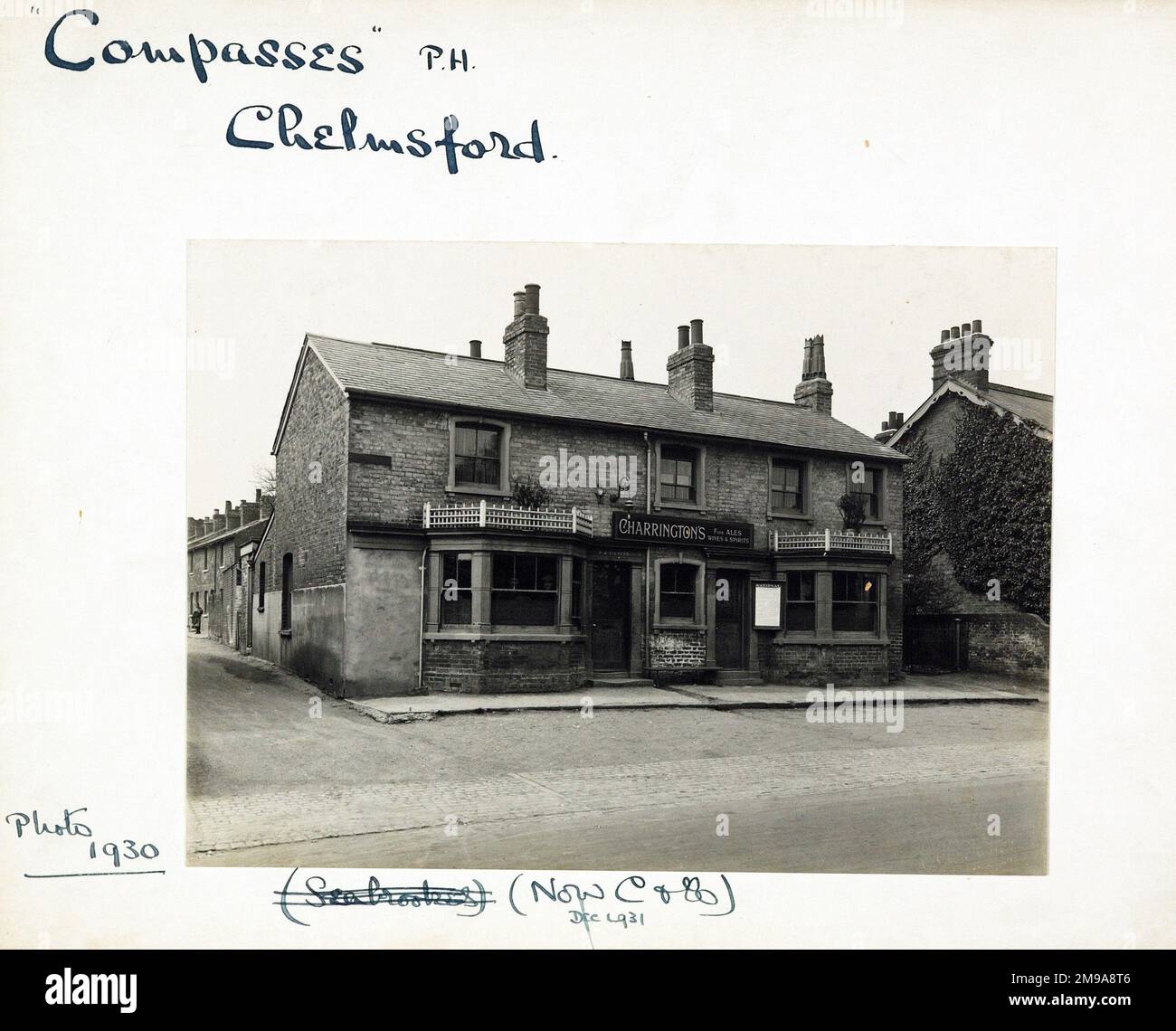 Photograph of Compasses PH, Chelmsford (Old), Essex. The main side of