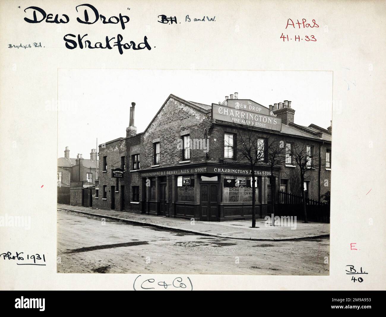 Photograph of Dew Drop PH, Stratford, London. The main side of the