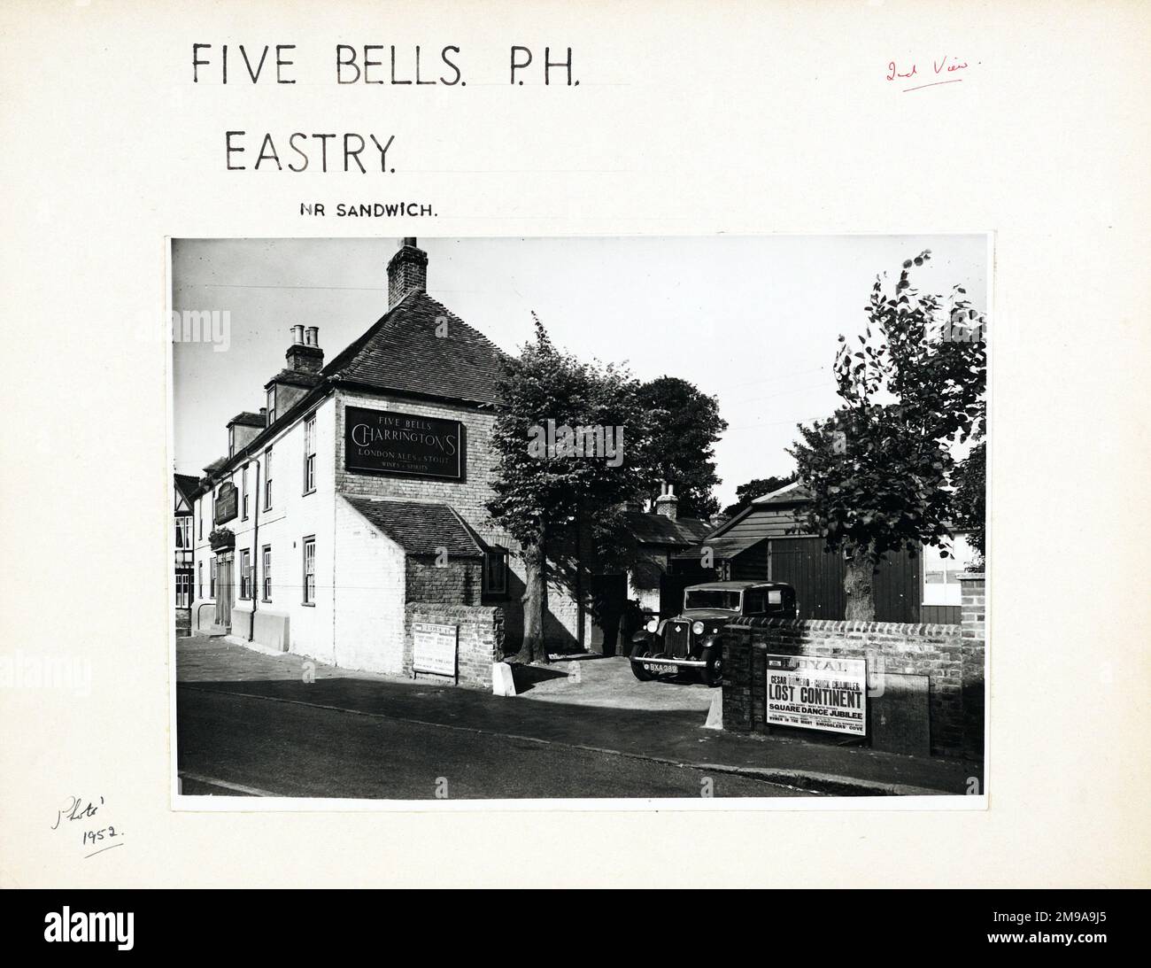 Photograph of Five Bells PH, Eastry, Kent. The main side of the print