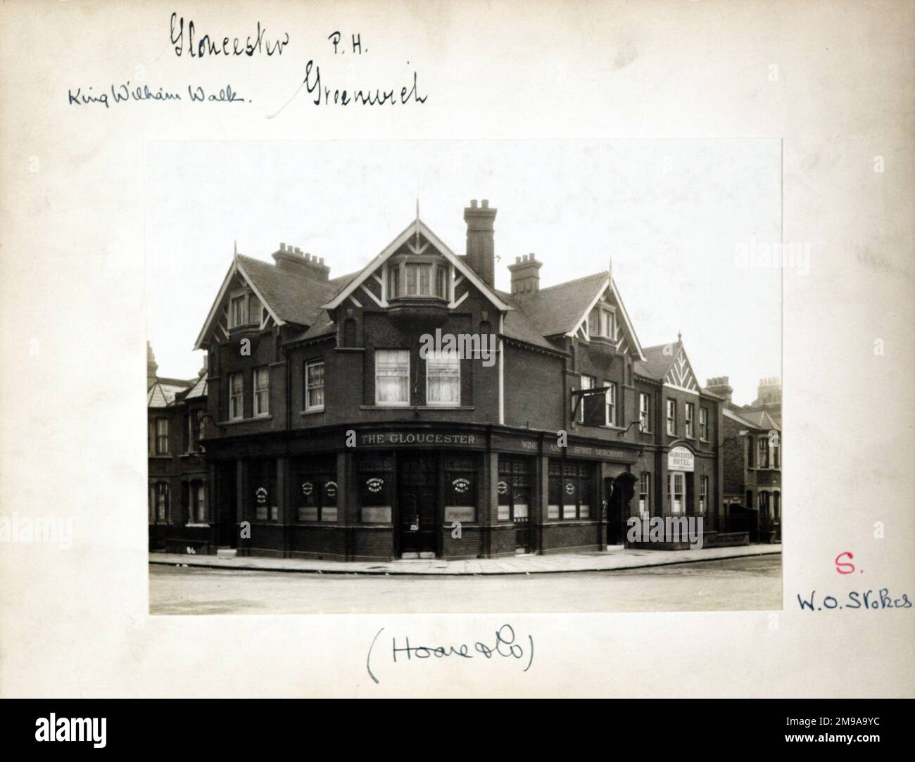 Photograph of Gloucester PH, Greenwich, London. The main side of the