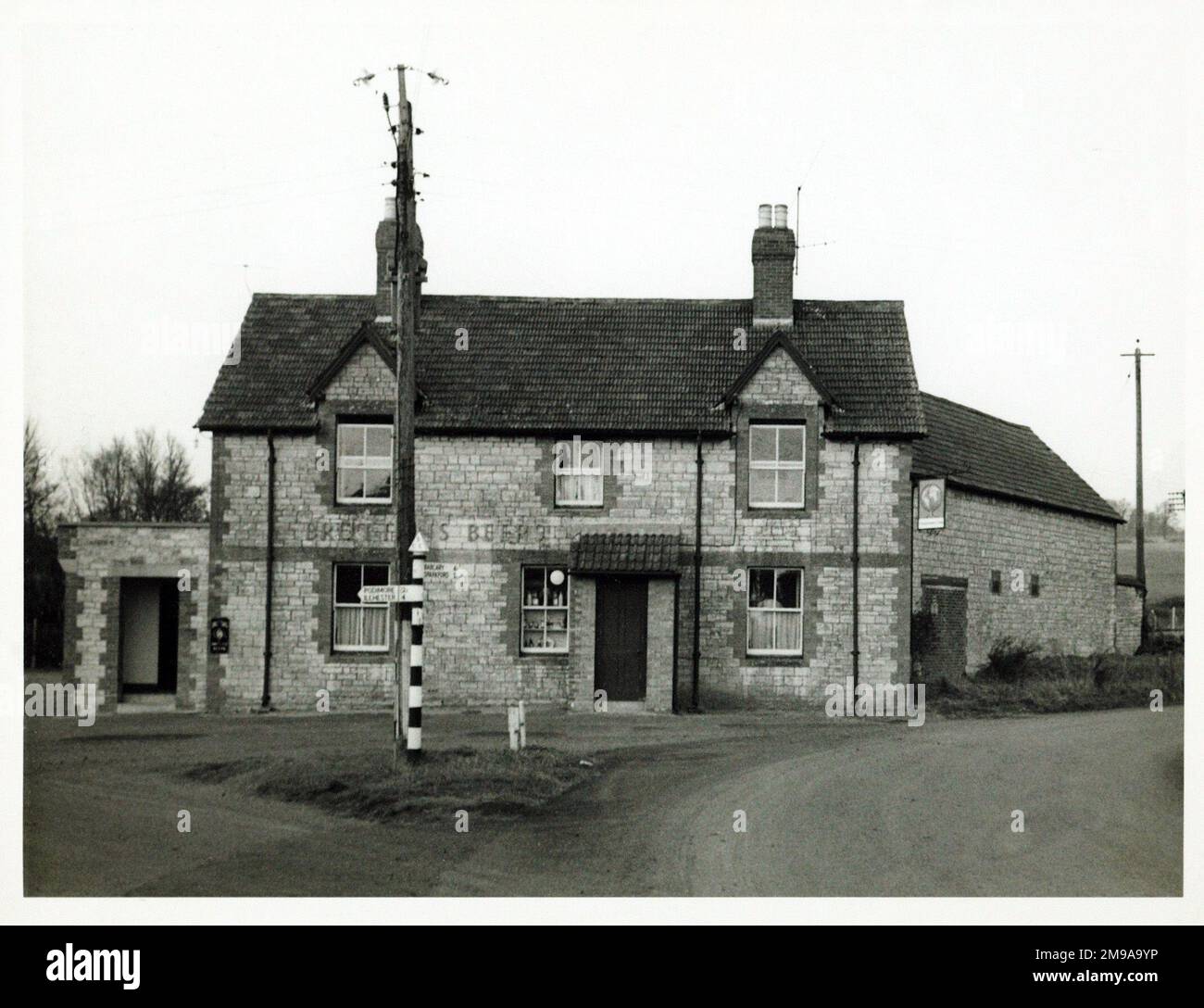 Photograph of Globe Inn, Yeovil, Somerset. The main side of the print