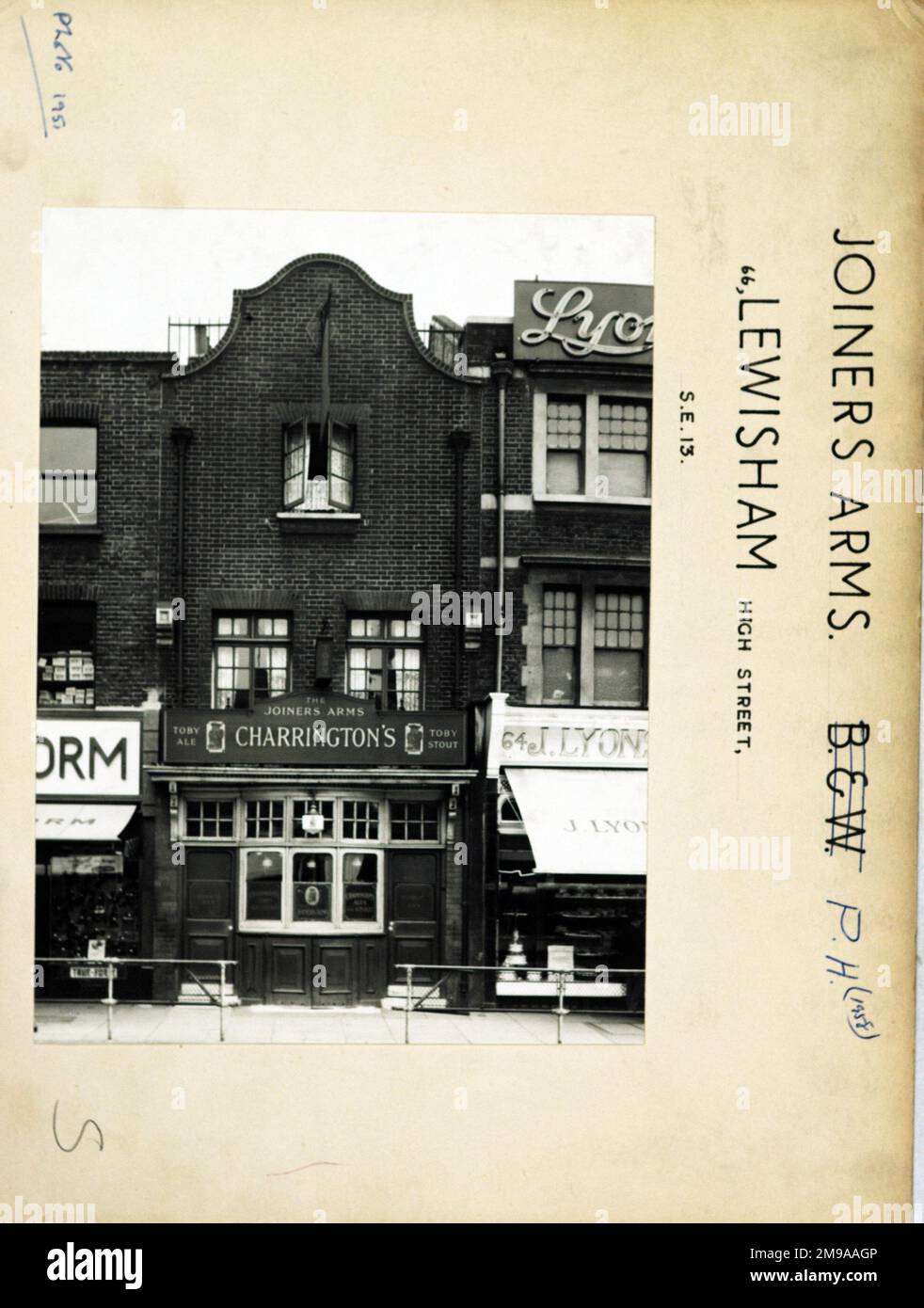 Photograph of Joiners Arms, Lewisham, London. The main side of the