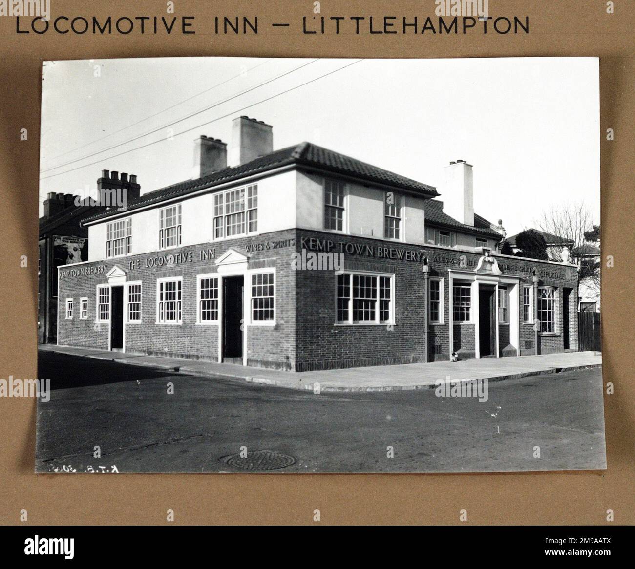 Photograph of Locomotive Inn, Littlehampton, Sussex. The main side of ...