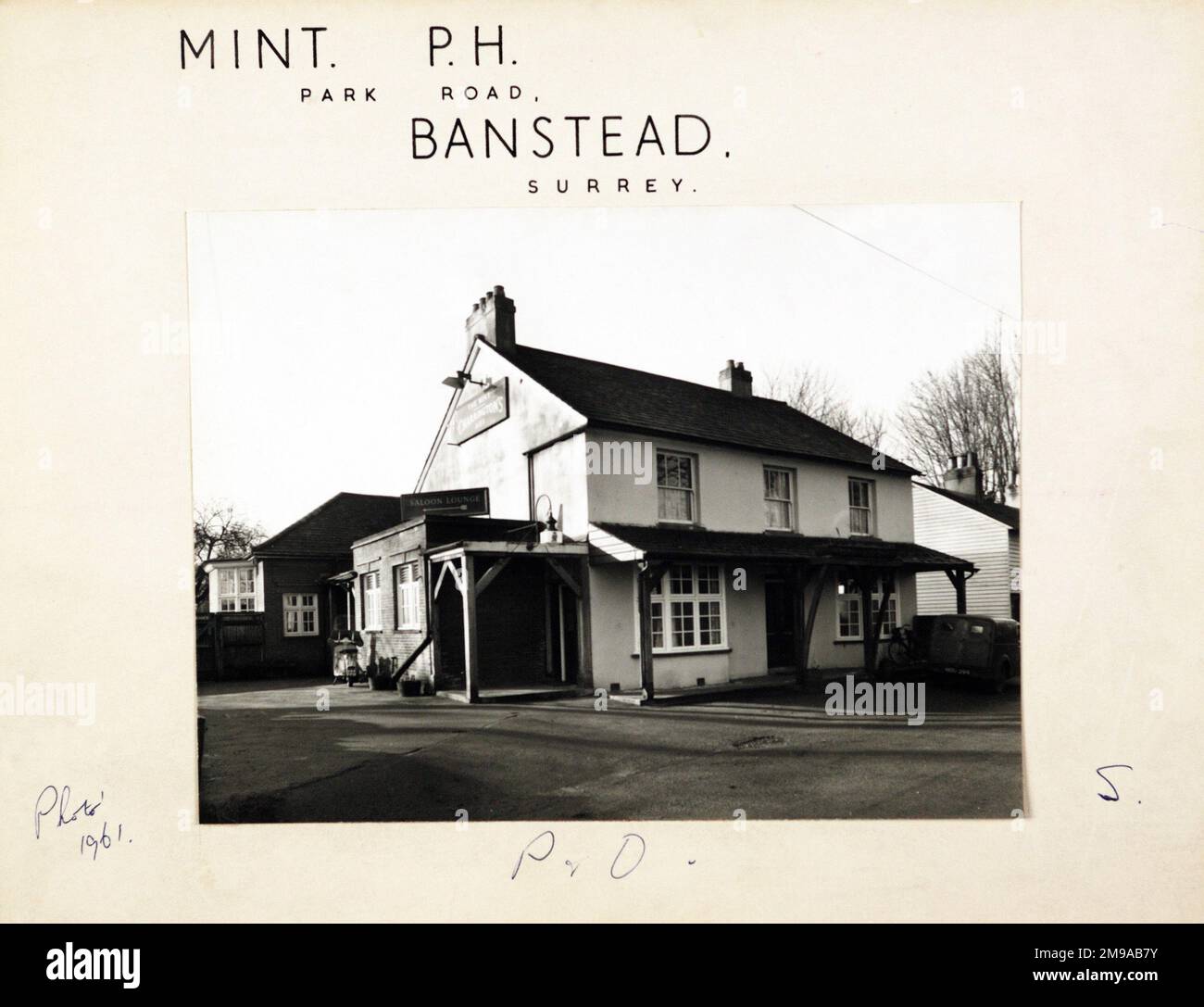 Photograph of Mint PH, Banstead, Surrey. The main side of the print
