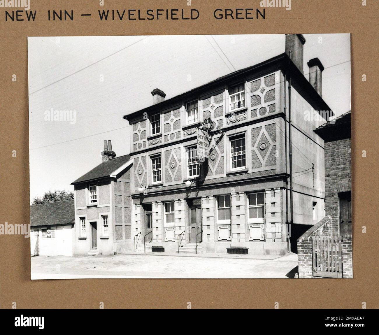 Photograph of New Inn, Haywards Heath, Sussex. The main side of the