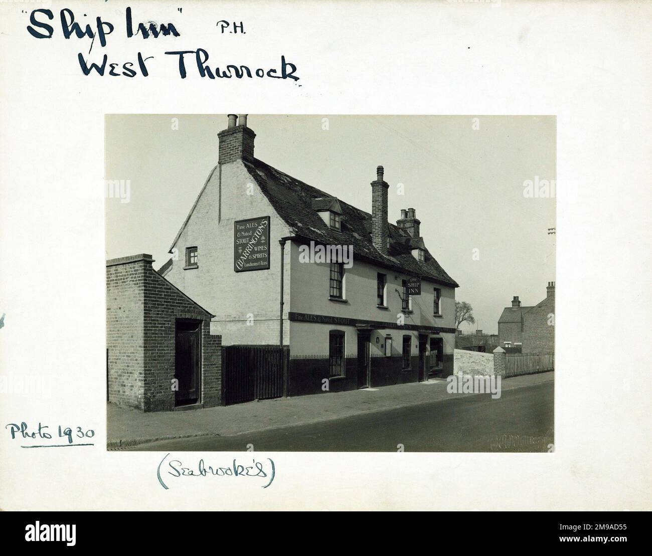 Photograph of Ship Inn, West Thurrock, Essex. The main side of the