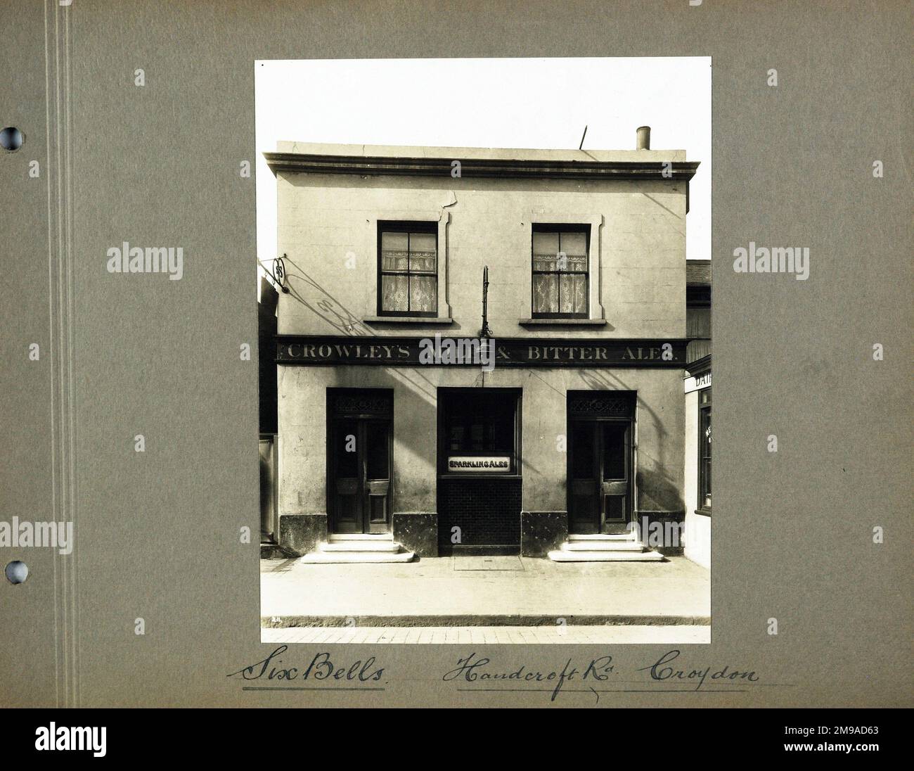 Photograph of Six Bells PH, Croydon, Surrey. The main side of the print