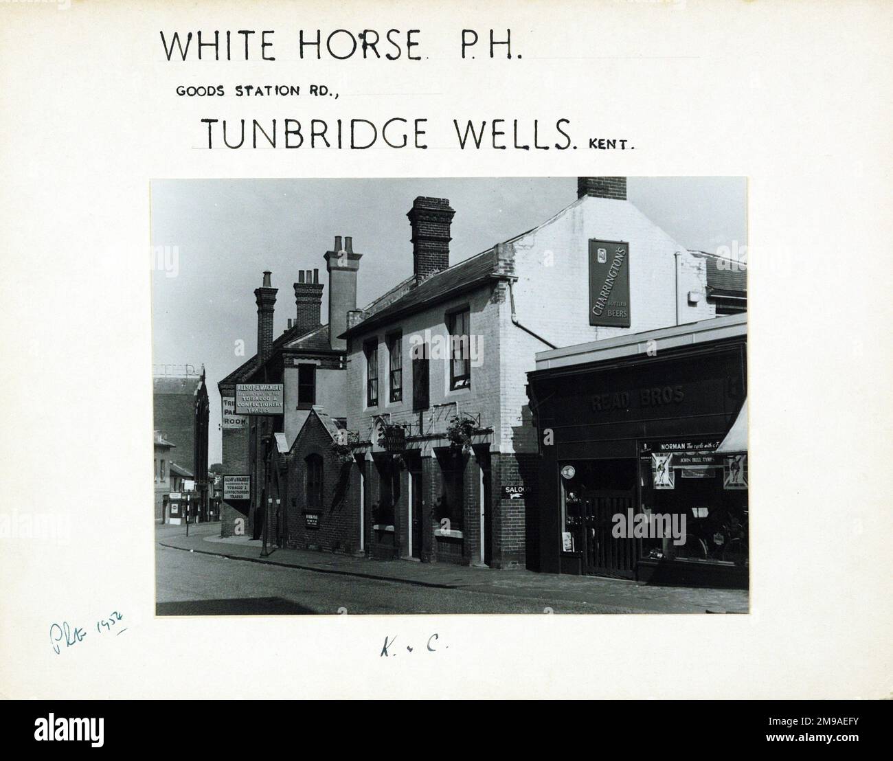 Photograph of White Horse PH, Tunbridge Wells, Kent. The main side of