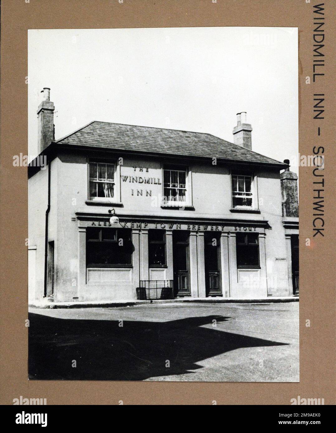 Photograph of Windmill Inn, Southwick, Sussex. The main side of the