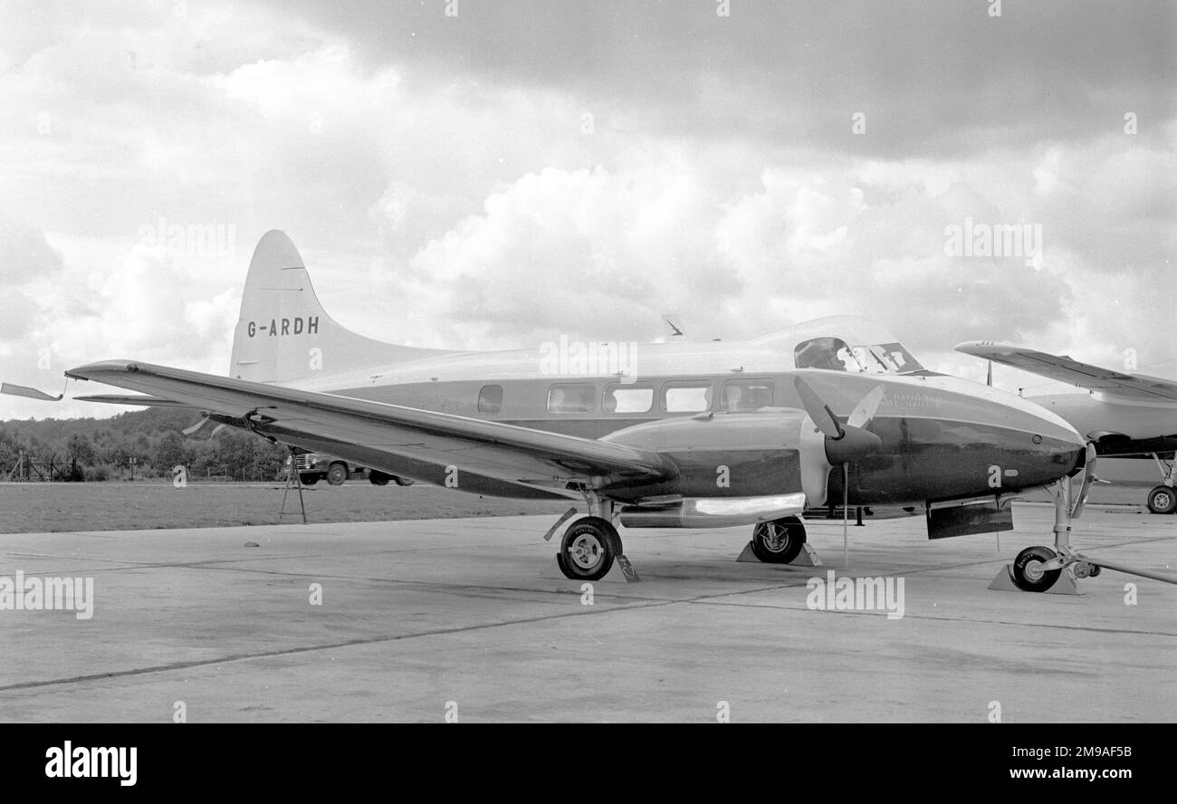 de Havilland DH.104 Dove 8 G-ARDH (msn 04519), later to be modified by Riley in the United States for improved performance. Stock Photo