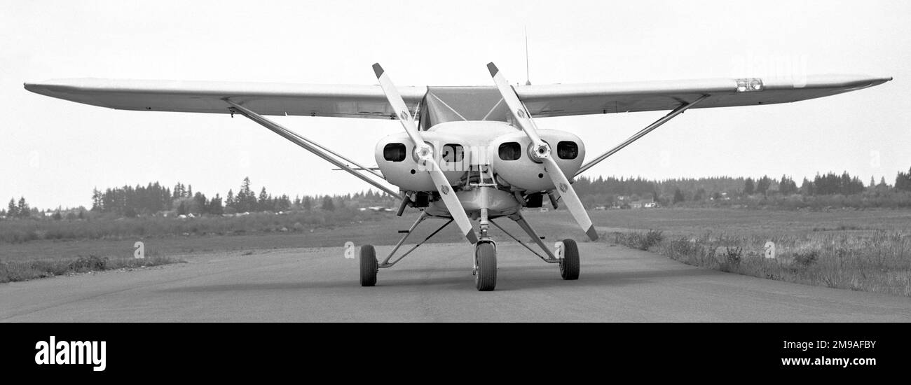 Wagner twin tri pacer nx932a a twin engined piper pa 22 tri pacer