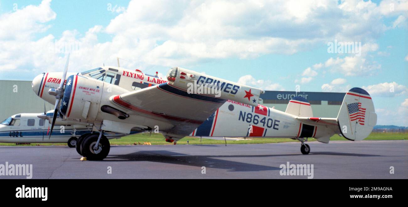 Beechcraft C45H Expeditor N8640E (msn AF510, ex 5210580), of Grimes