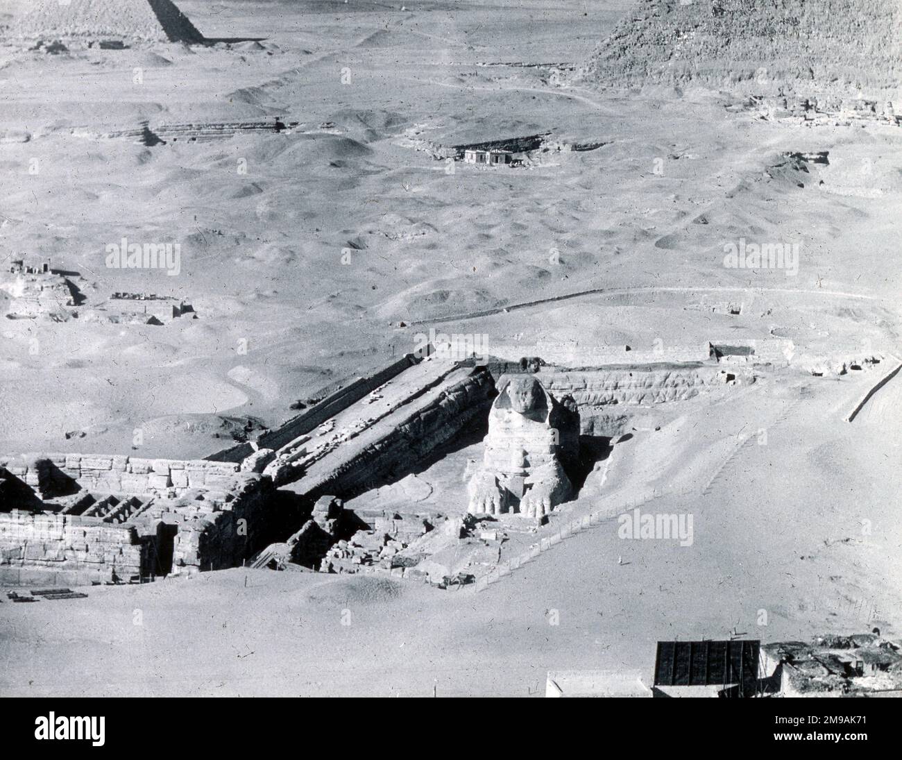 Aerial view of The Sphinx, Giza, Cairo, Egypt Stock Photo Alamy