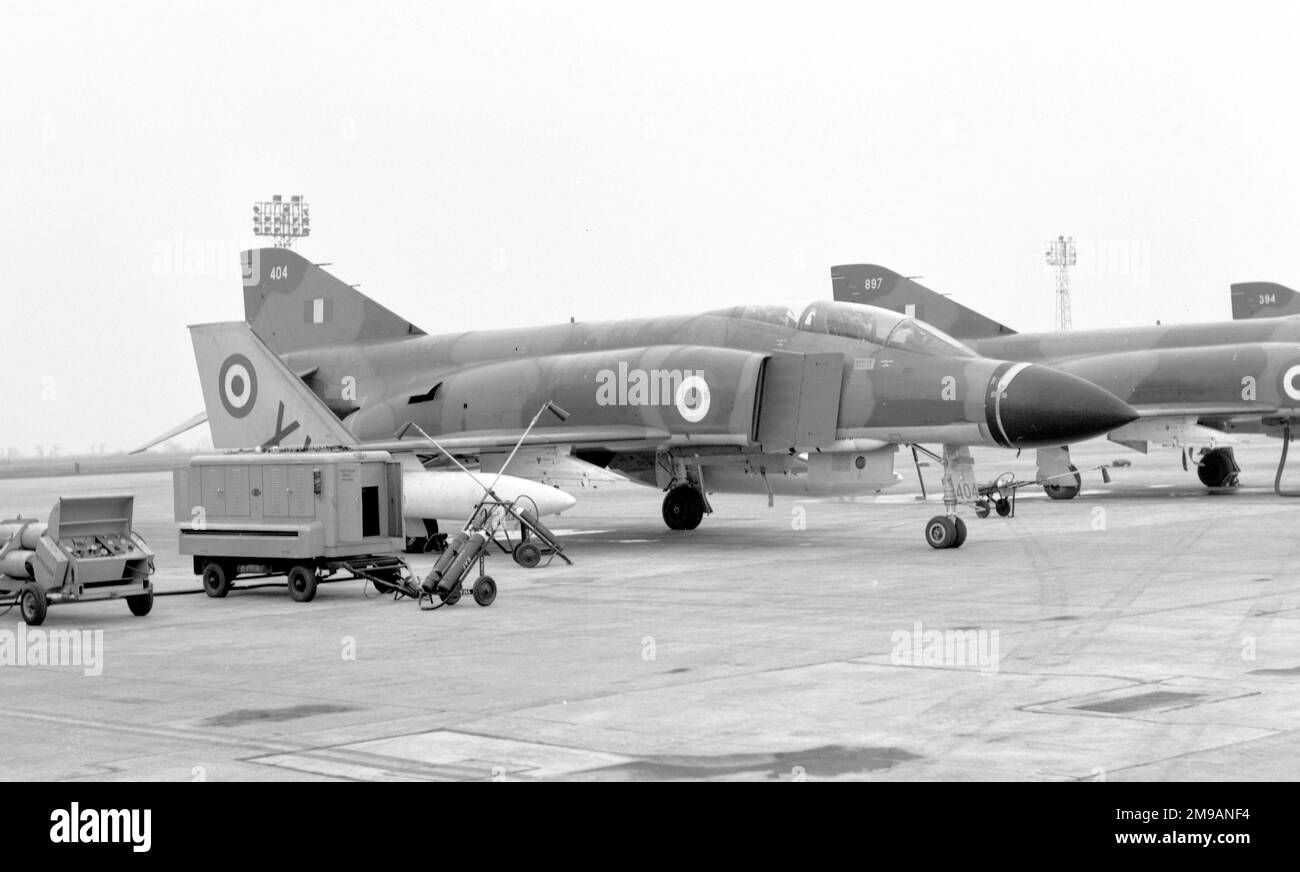 Royal Air Force - McDonnell Douglas Phantom FGR.2 XV404 (msn 2910/9234), of 228 Operational Conversion Unit at RAF Coningsby, on 20 Mar 1969. Stock Photo