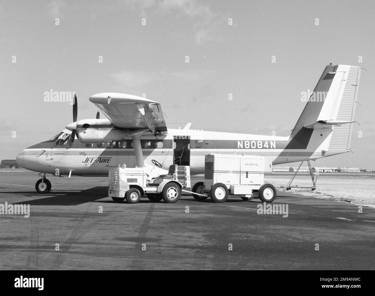 de Havilland Canada DHC-6-100 Twin Otter N8084N (msn 1578TB7), of Hawaii Jet-Aire. Stock Photo