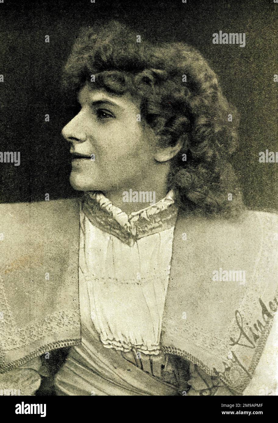 Topsy Sinden, English dancer, actress and singer Stock Photo - Alamy