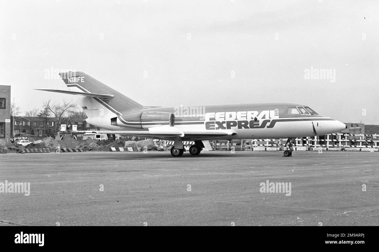 Dassault Falcon 20DC N18FE (msn 233), of Federal Express Stock Photo