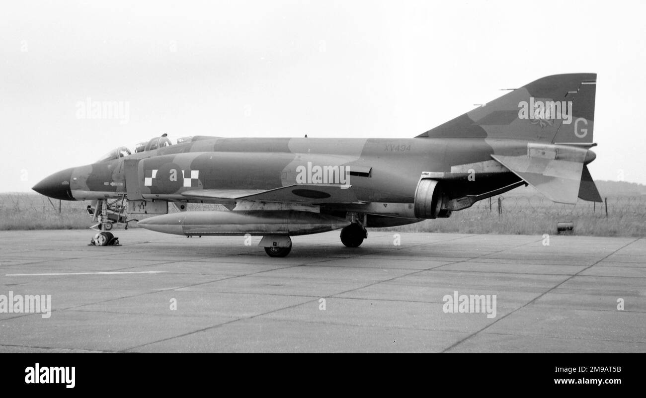 Royal Air Force - McDonnell Douglas Phantom FGR.2 XV494 'G', of No.56 Squadron. Stock Photo